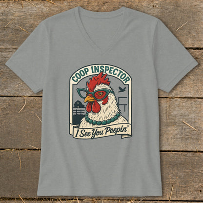 Coop Inspector V-neck - Deep Heather