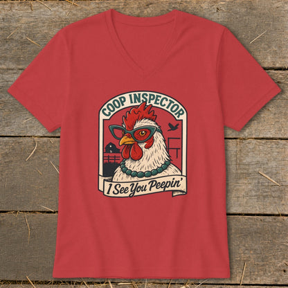 Coop Inspector V-neck - Red