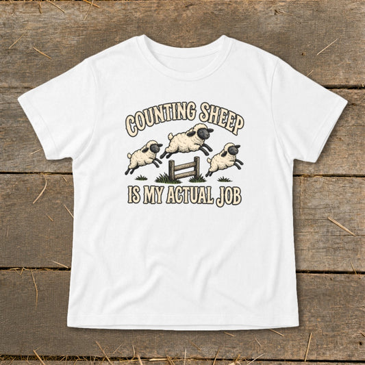Counting Sheep Is My Actual Job Infant Tee