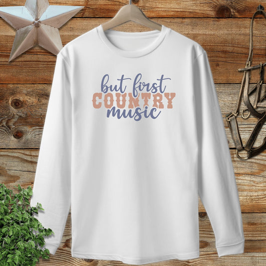 Country Music Long Sleeve Tee