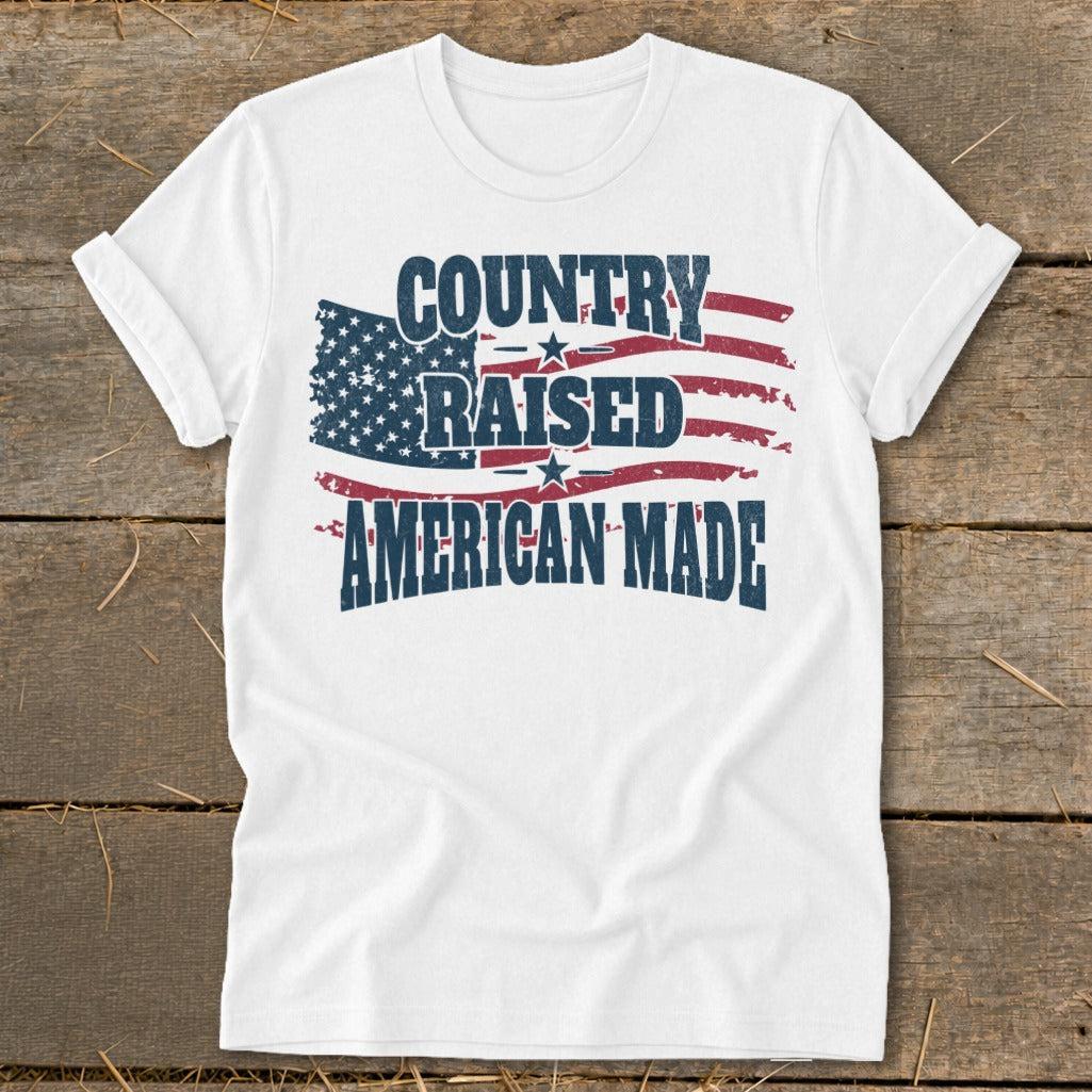 Country Raised American Made Softstyle Tee