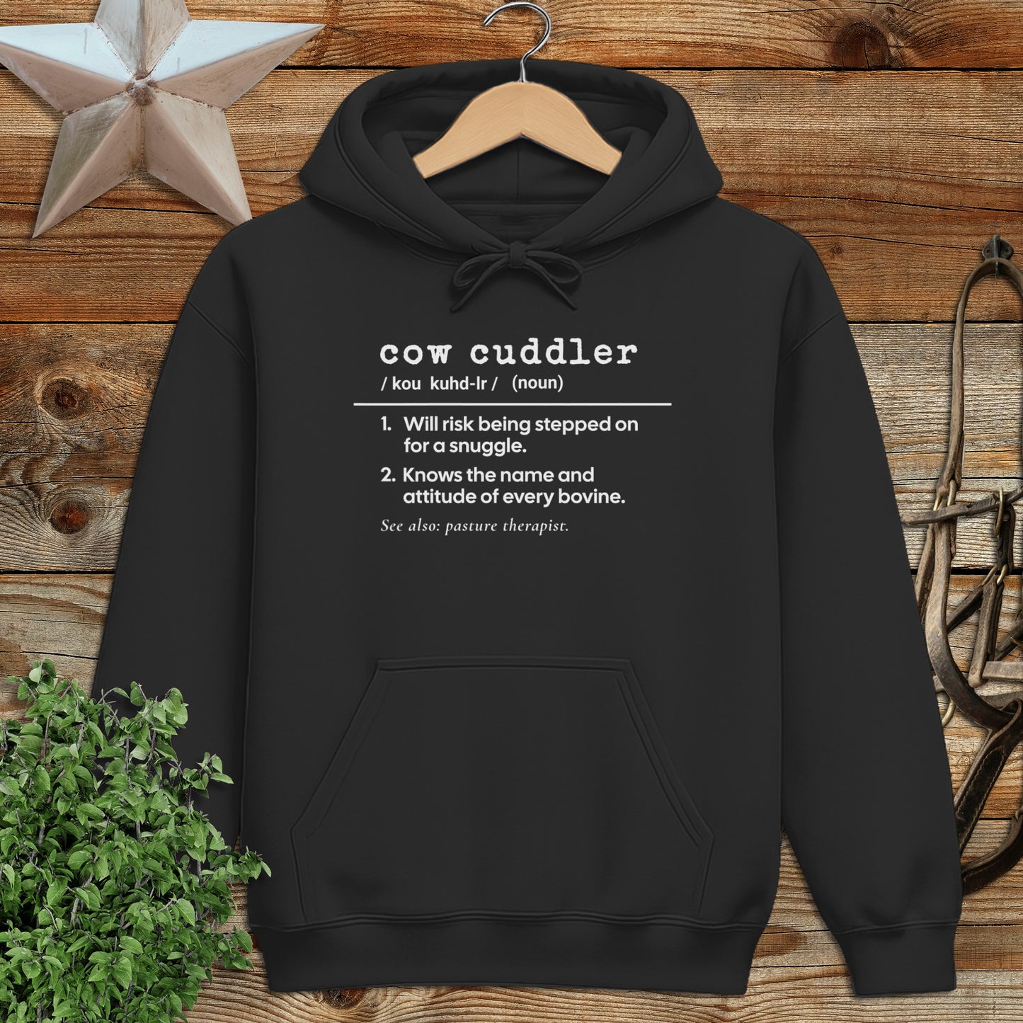 Cow Cuddler Definition Hoodie