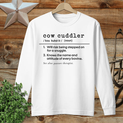 Cow Cuddler Definition Long Sleeve Tee