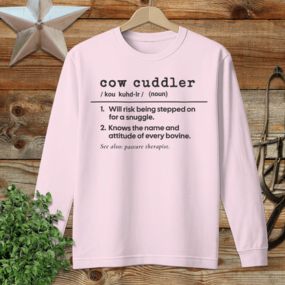 Cow Cuddler Definition Long Sleeve Tee