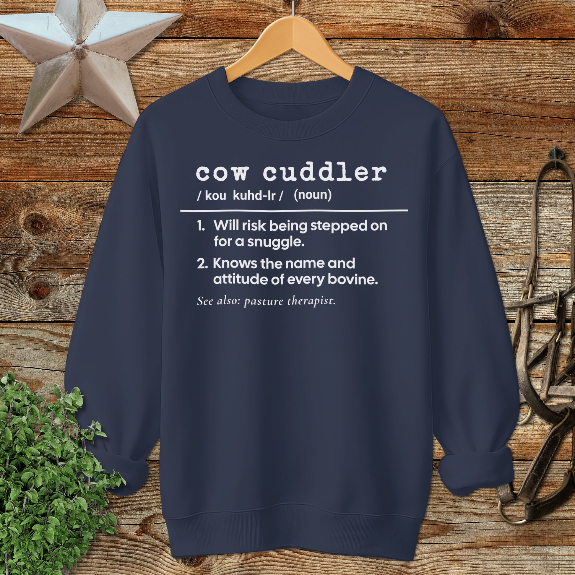 Cow Cuddler Definition Sweatshirt