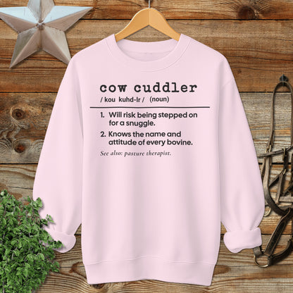 Cow Cuddler Definition Sweatshirt