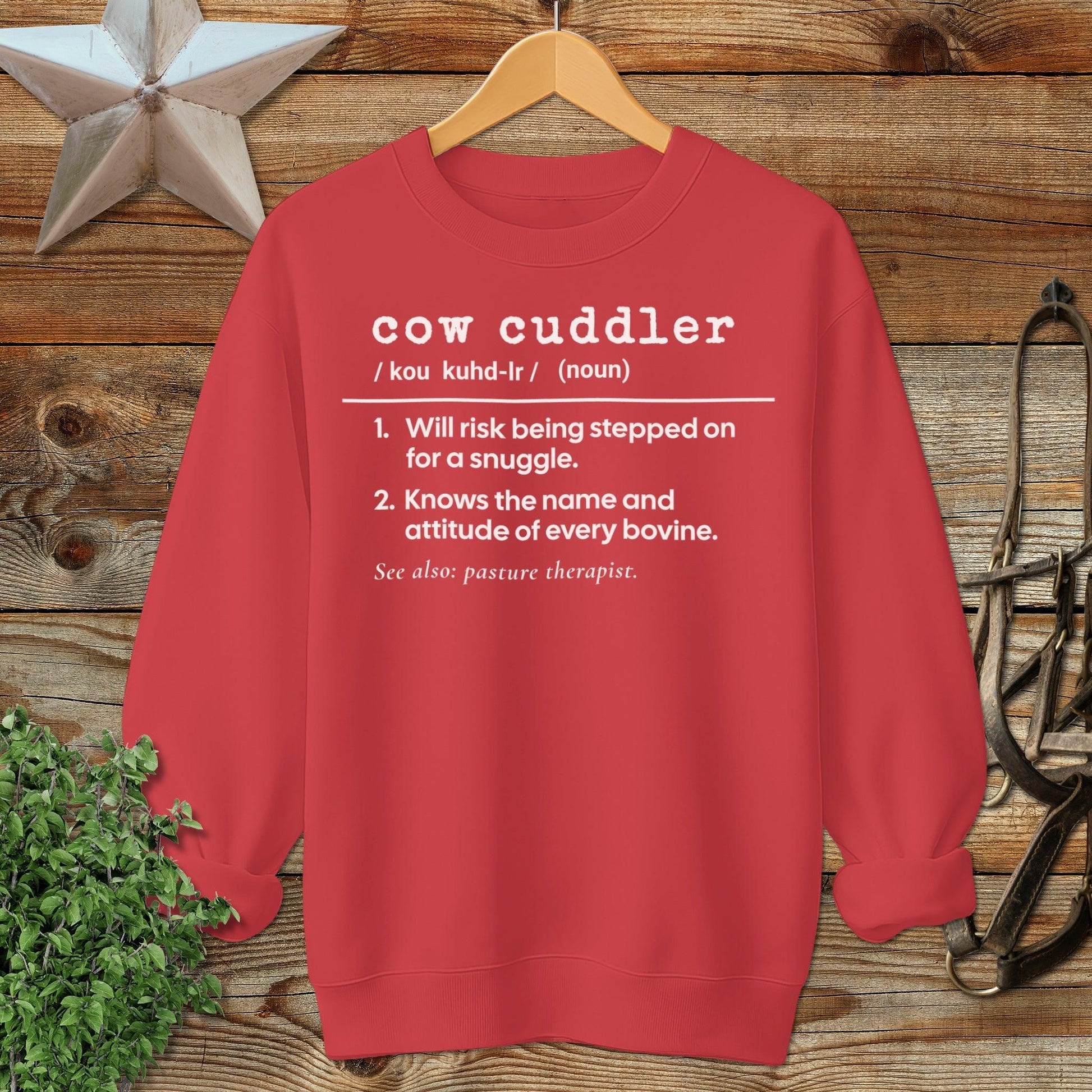 Cow Cuddler Definition Sweatshirt