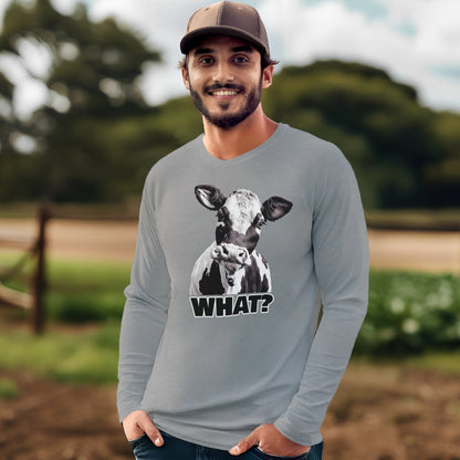 Cow What? Long Sleeve Tee