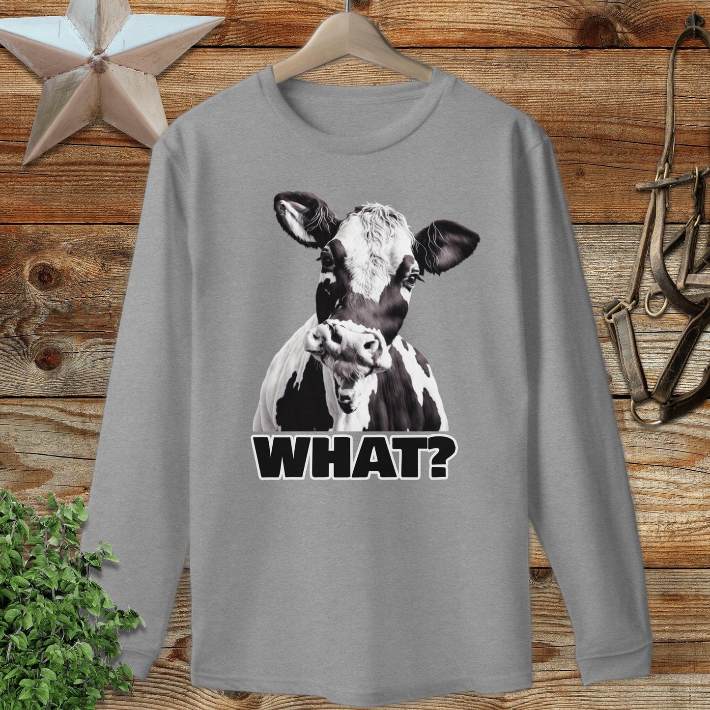 Cow What? Long Sleeve Tee