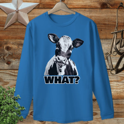 Cow What? Long Sleeve Tee