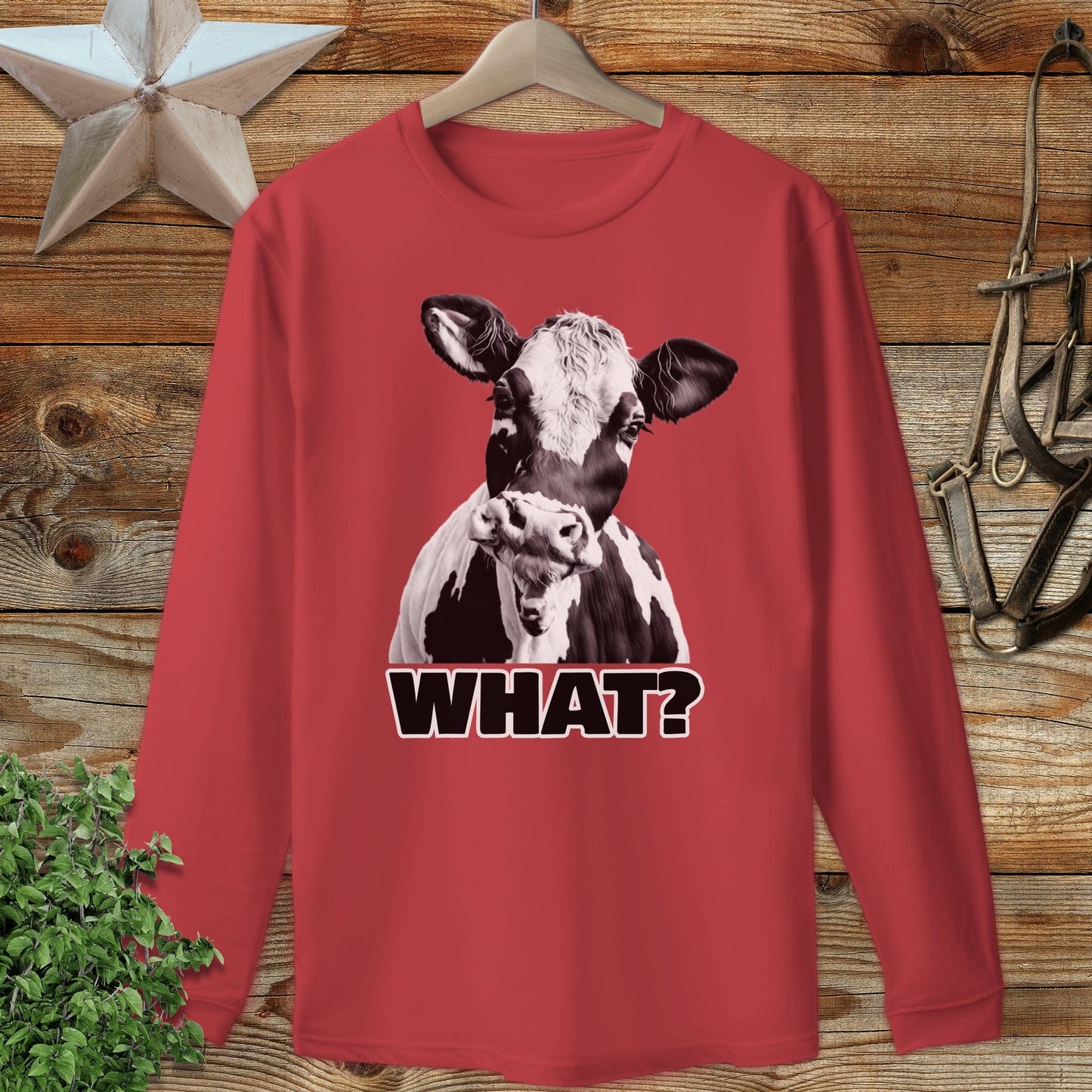 Cow What? Long Sleeve Tee
