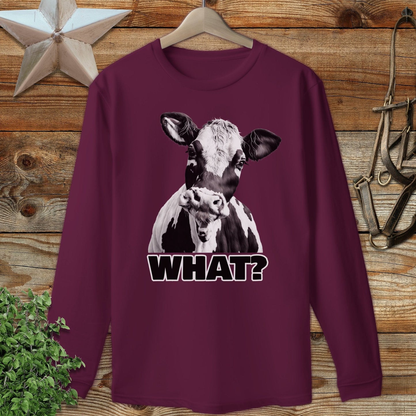 Cow What? Long Sleeve Tee