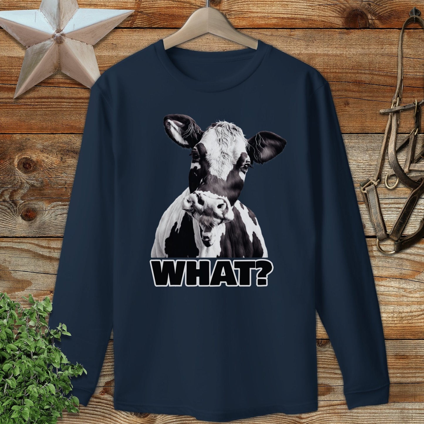 Cow What? Long Sleeve Tee