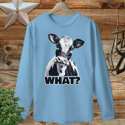 Cow What? Long Sleeve Tee