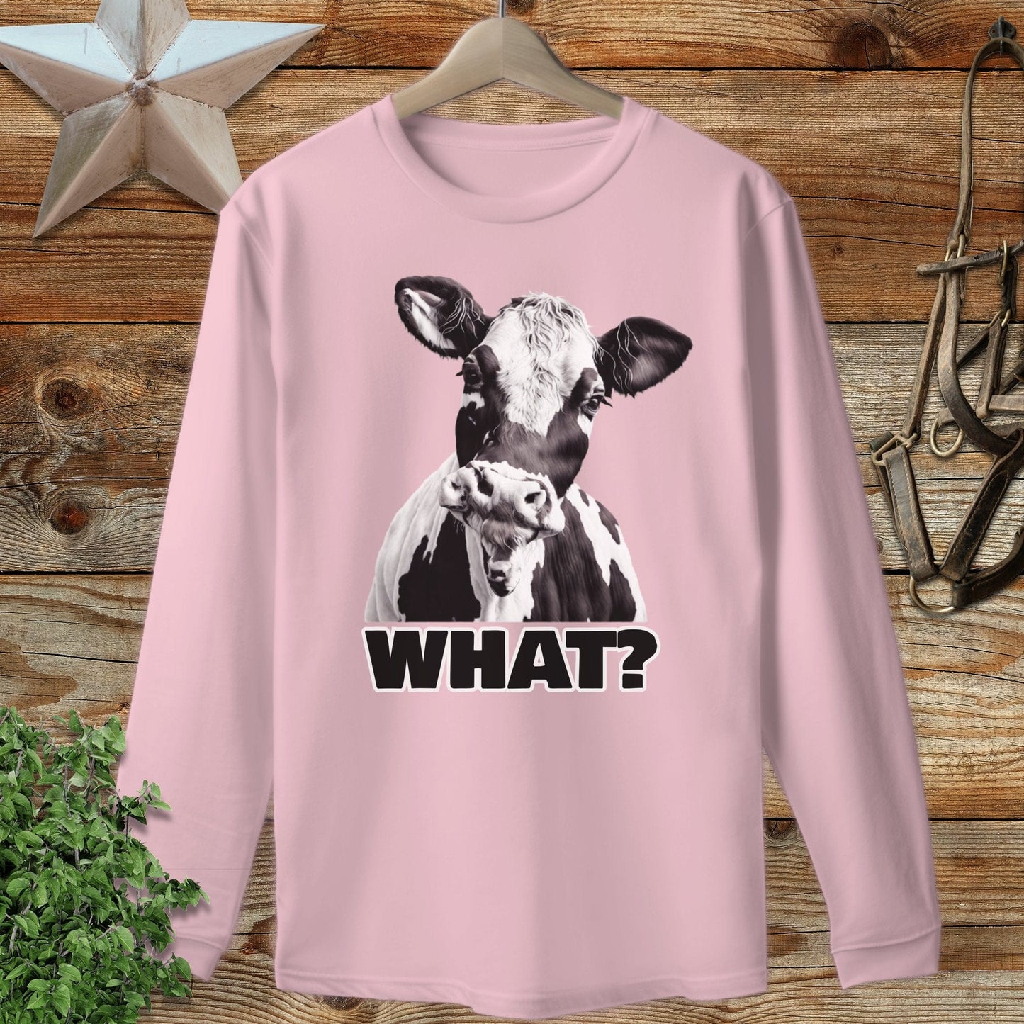 Cow What? Long Sleeve Tee
