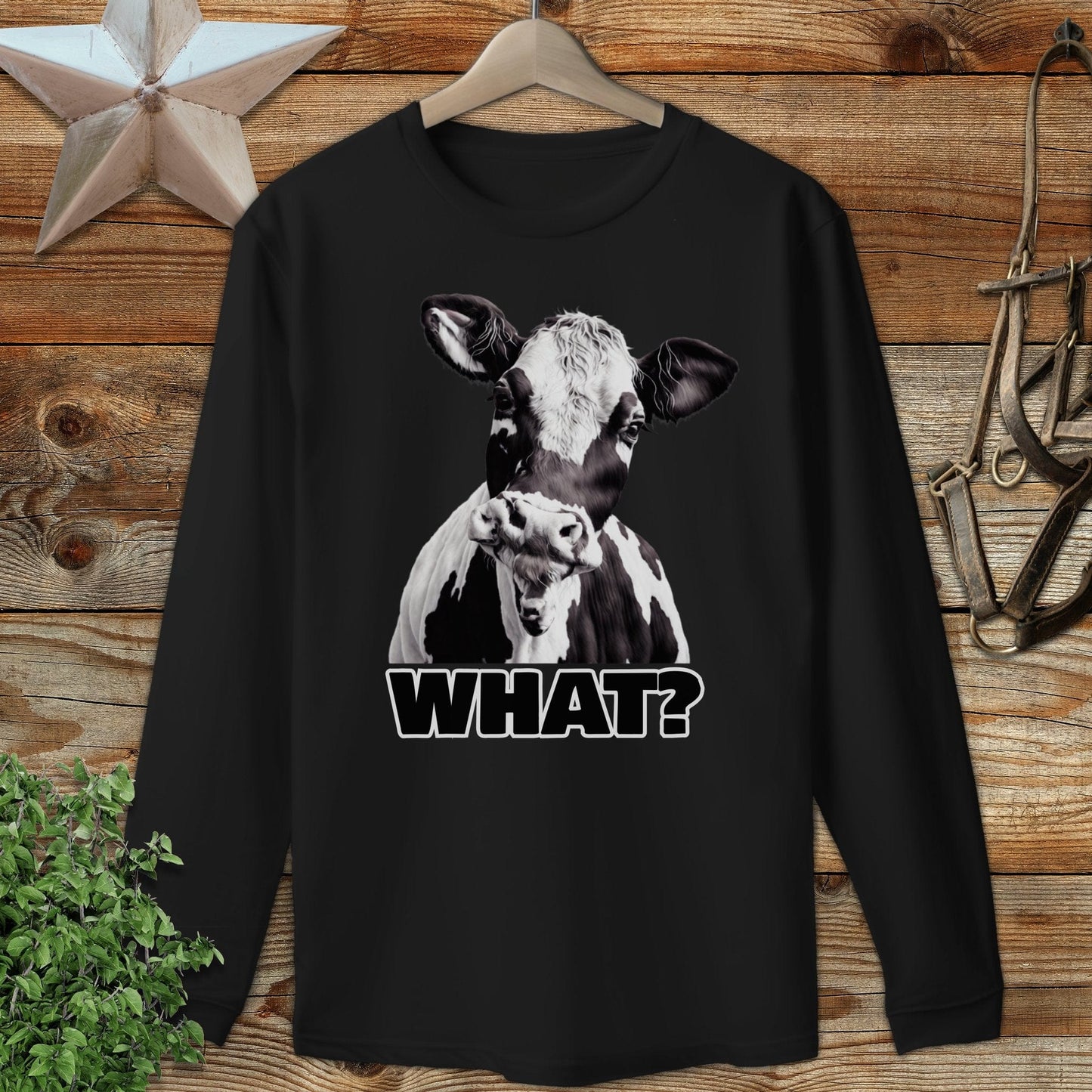 Cow What? Long Sleeve Tee