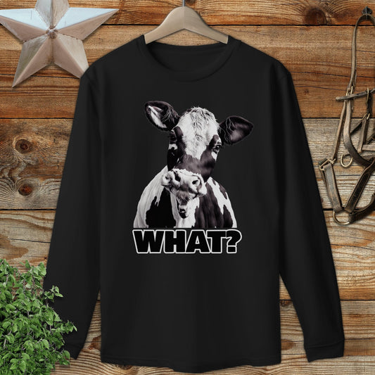 Cow What? Long Sleeve Tee