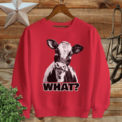 Cow What? Sweatshirt