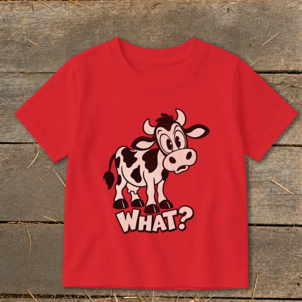 Cow What? Toddler Tee