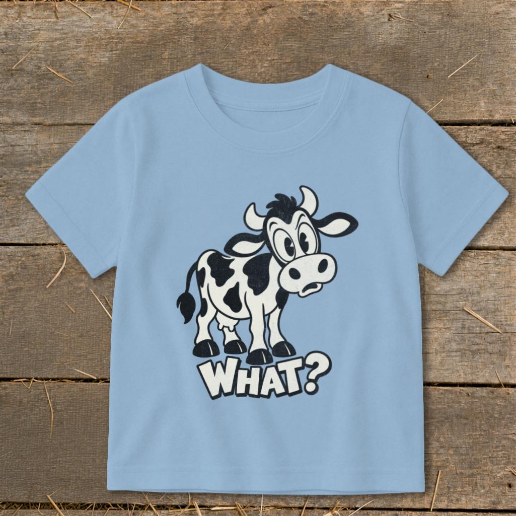 Cow What? Toddler Tee