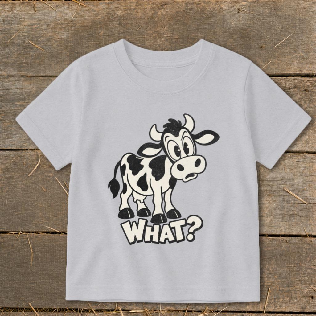 Cow What? Toddler Tee