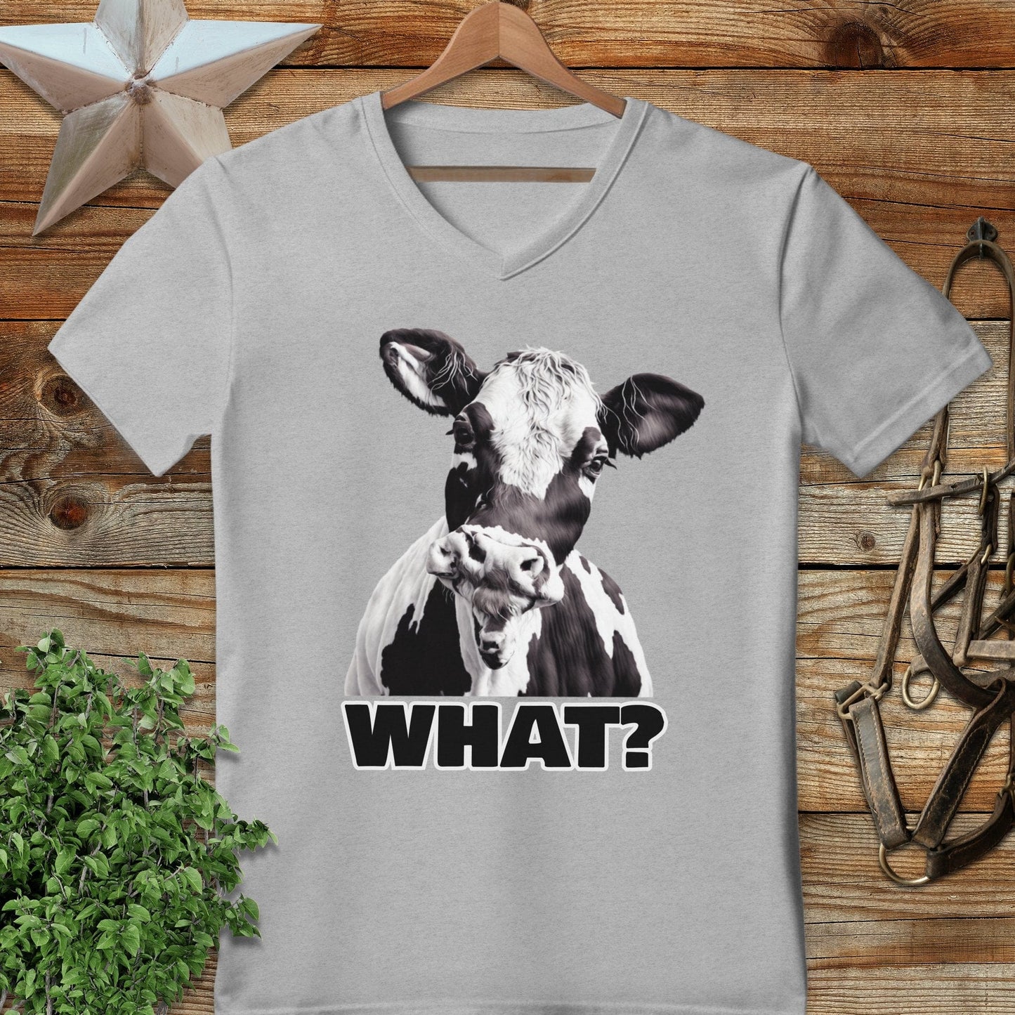 Cow What? V-neck