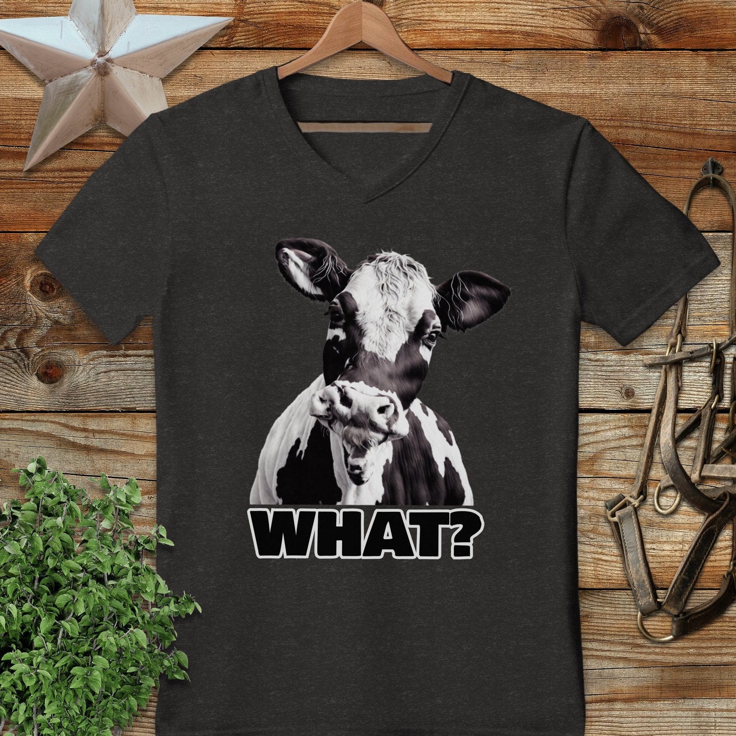 Cow What? V-neck