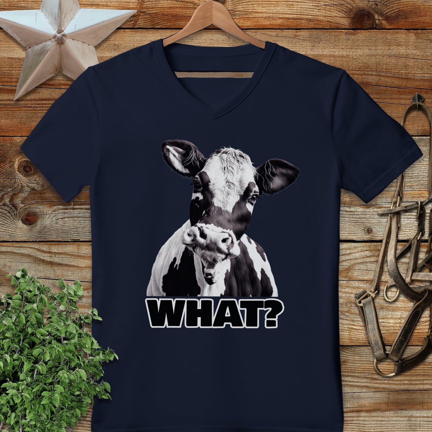 Cow What? V-neck