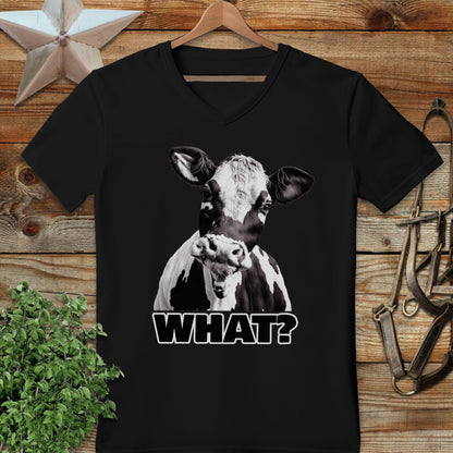 Cow What? V-neck