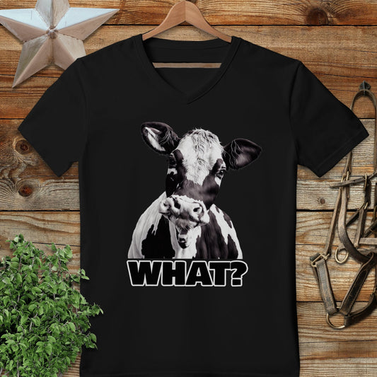 Cow What? V-neck
