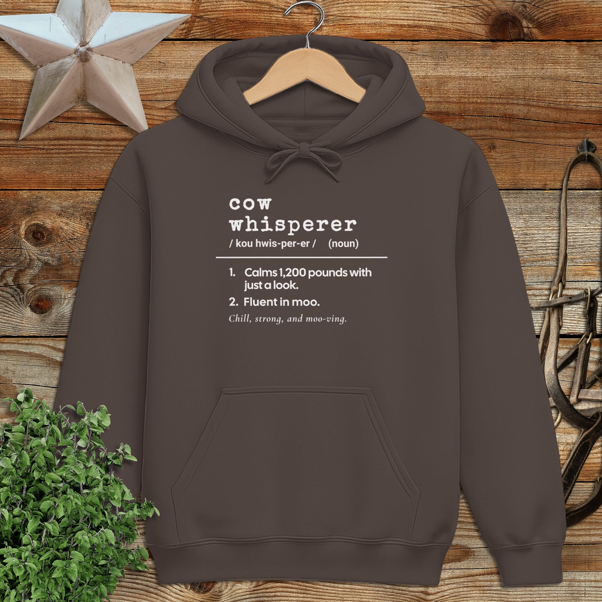 Cow Whisperer Definition Hoodie