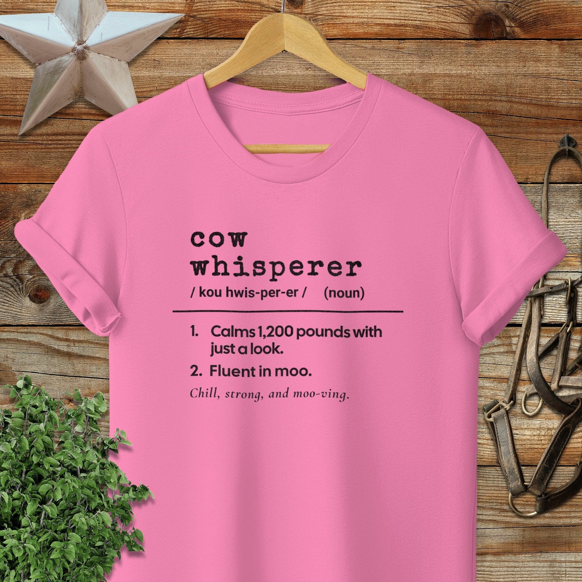 Cow Whisperer Definition Softstyle Tee
