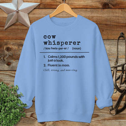 Cow Whisperer Definition Sweatshirt