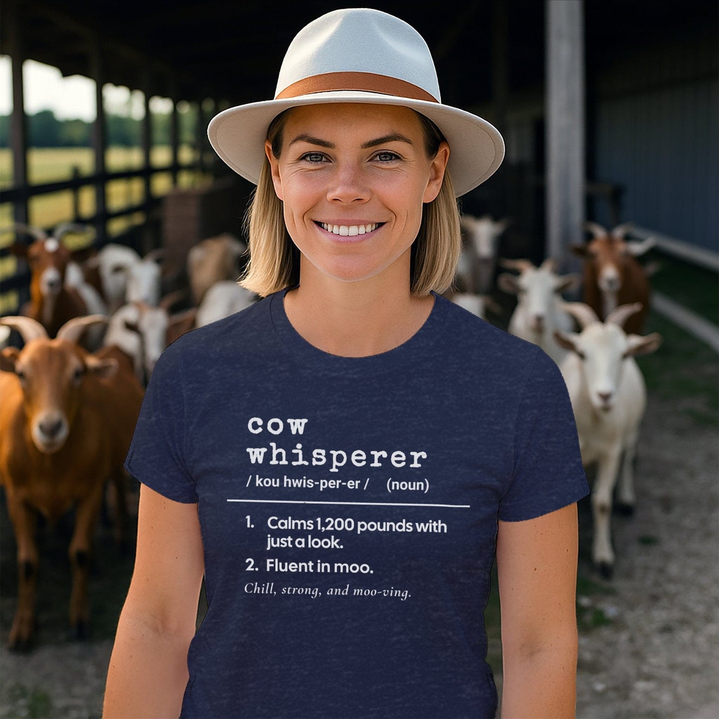 Cow Whisperer Definition T-shirt