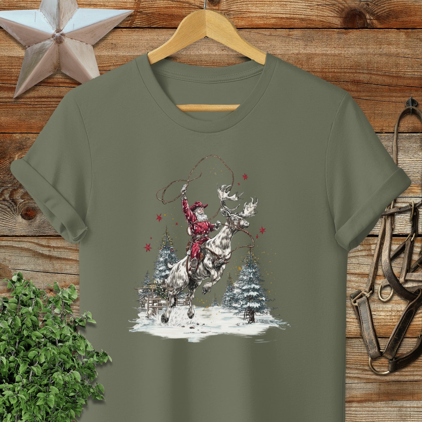 Cowboy Santa Softstyle Tee