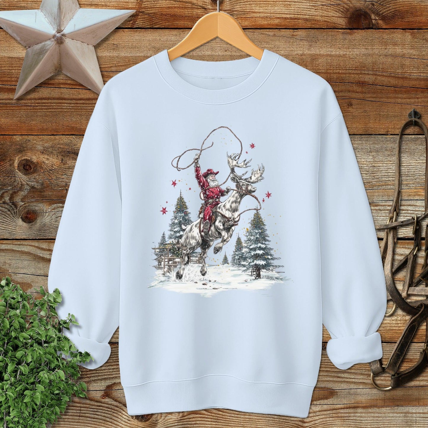 Cowboy Santa Sweatshirt