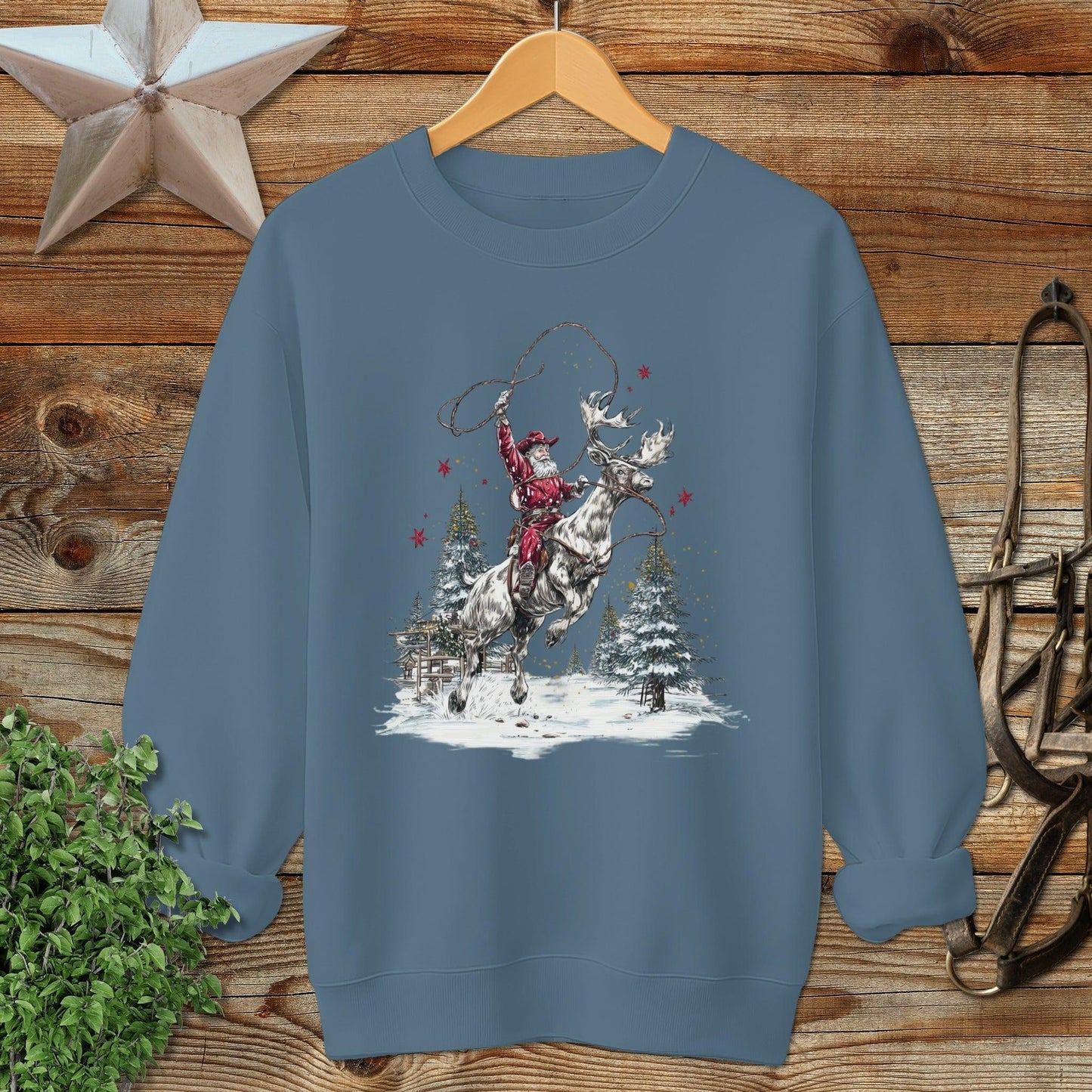 Cowboy Santa Sweatshirt