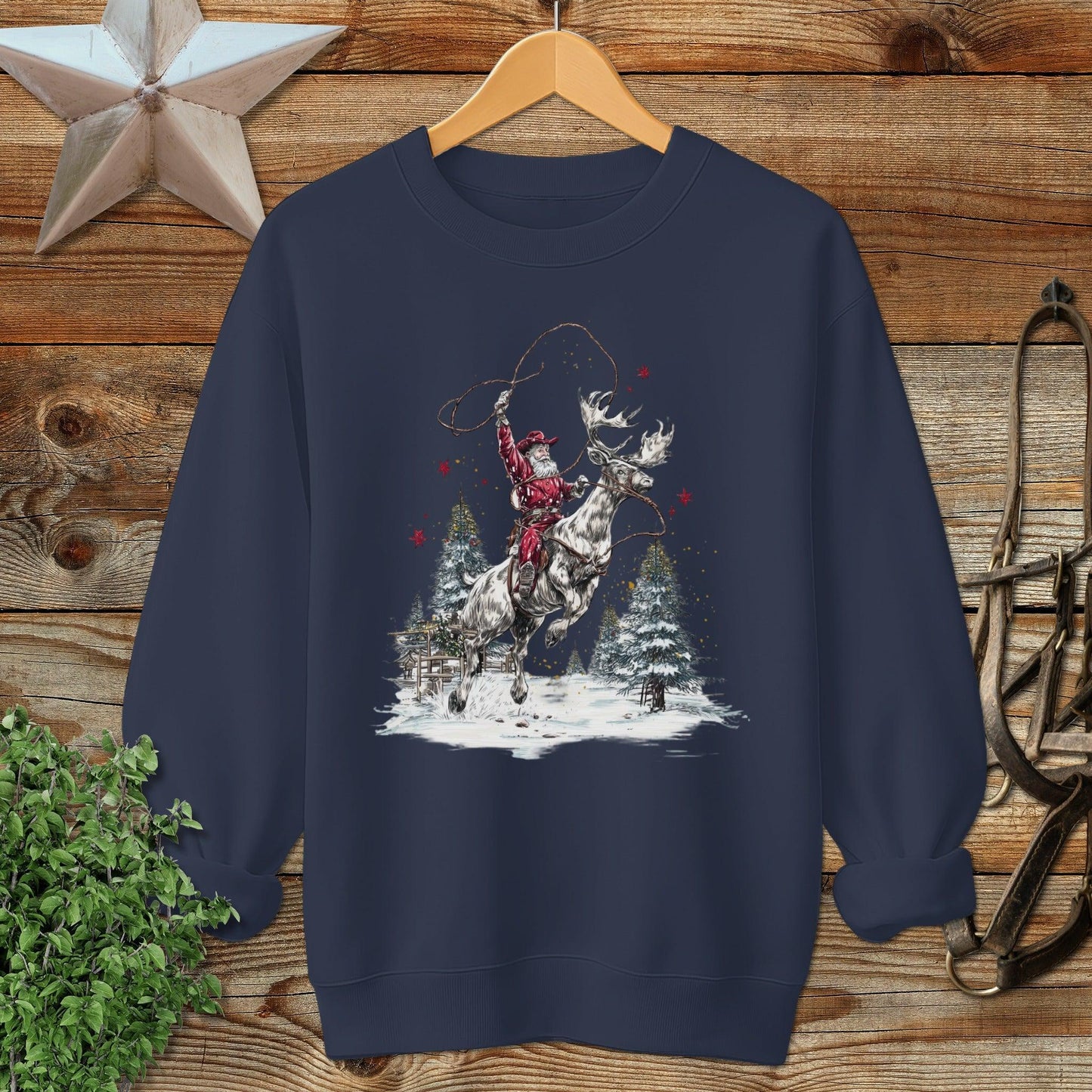 Cowboy Santa Sweatshirt