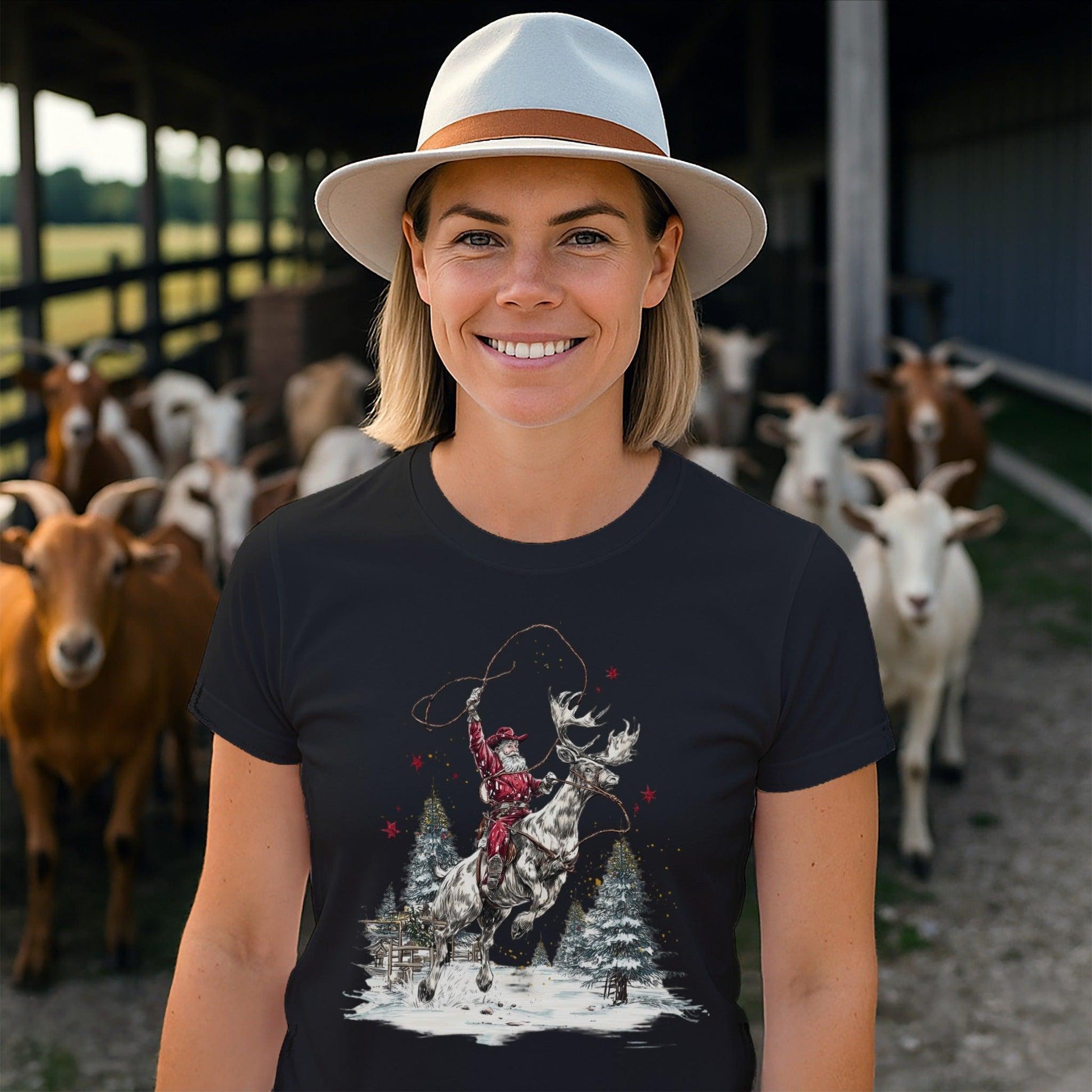 Cowboy Santa T-shirt