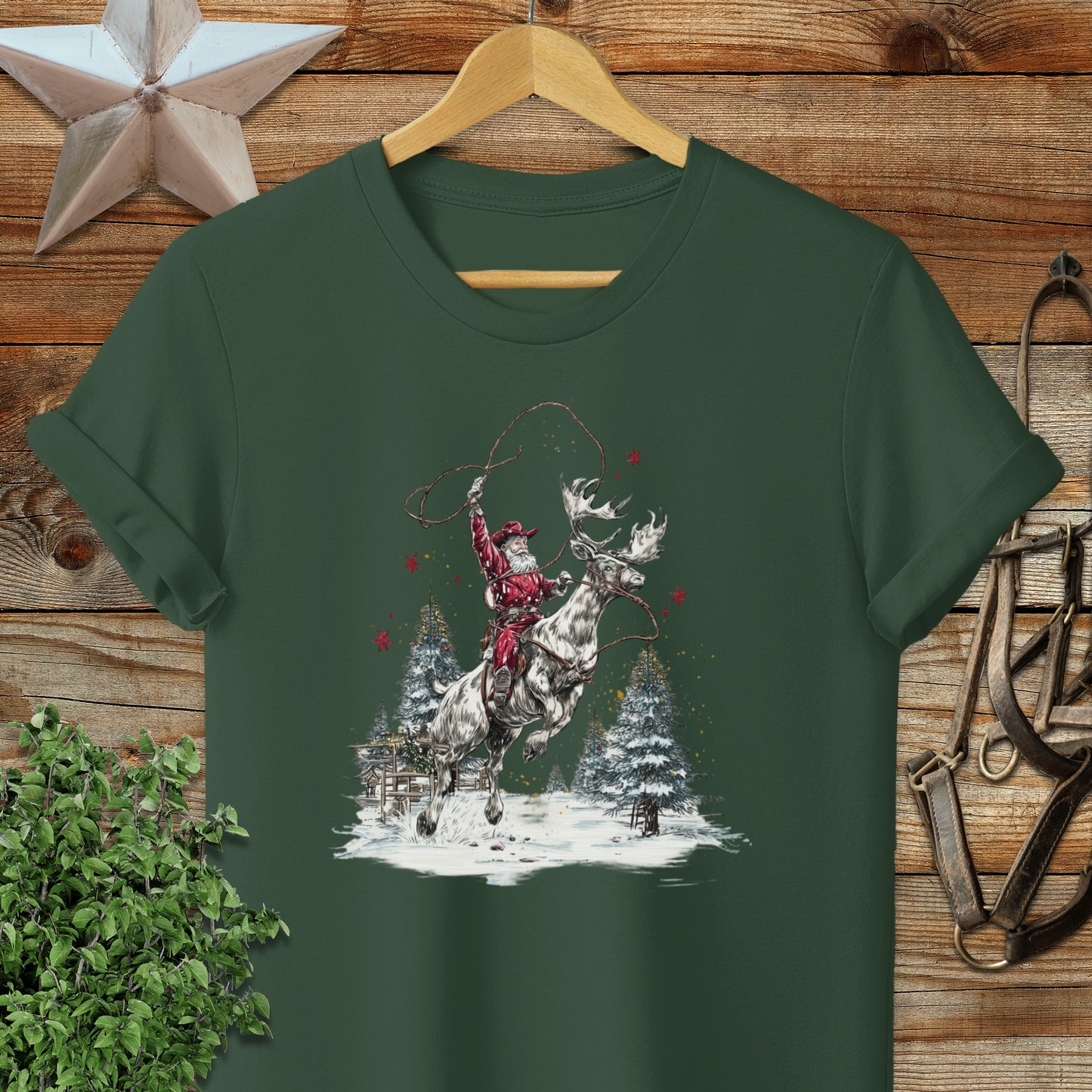 Cowboy Santa T-shirt