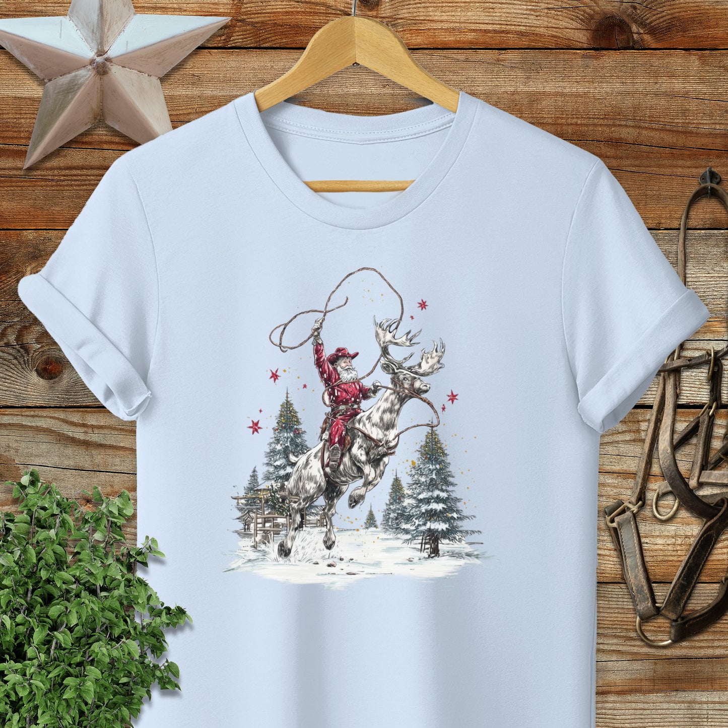 Cowboy Santa T-shirt