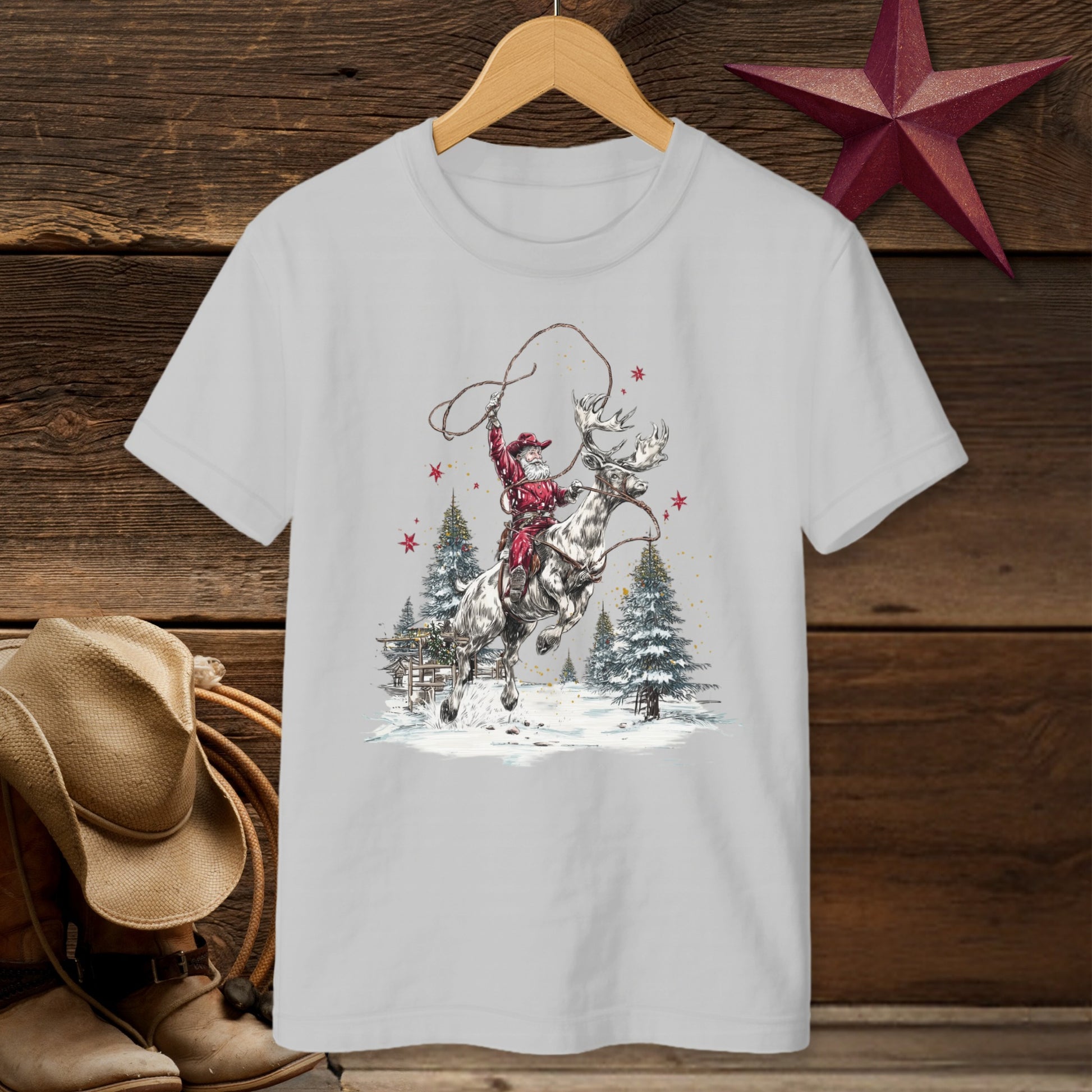 Cowboy Santa T-Shirt (Youth)