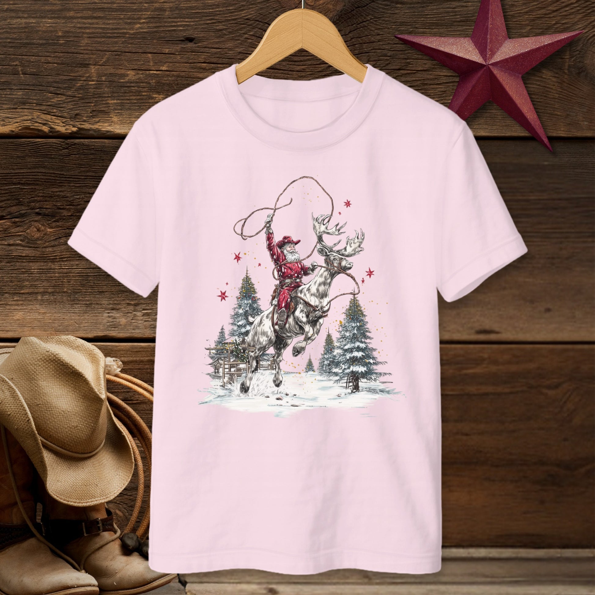Cowboy Santa T-Shirt (Youth)