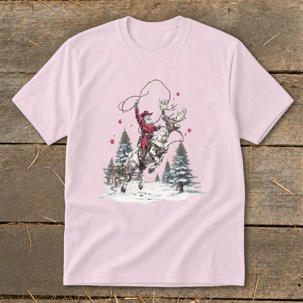 Cowboy Santa Youth Tee
