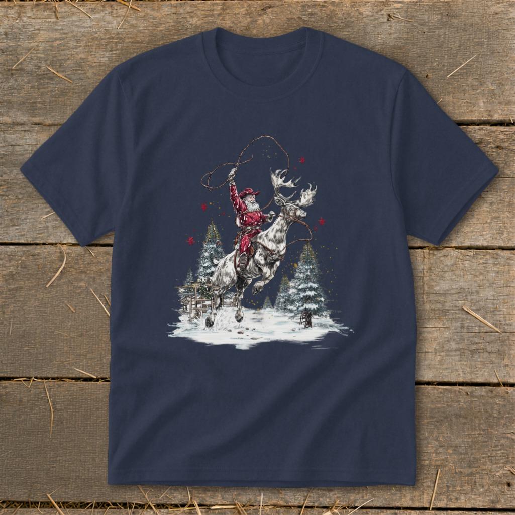 Cowboy Santa Youth Tee