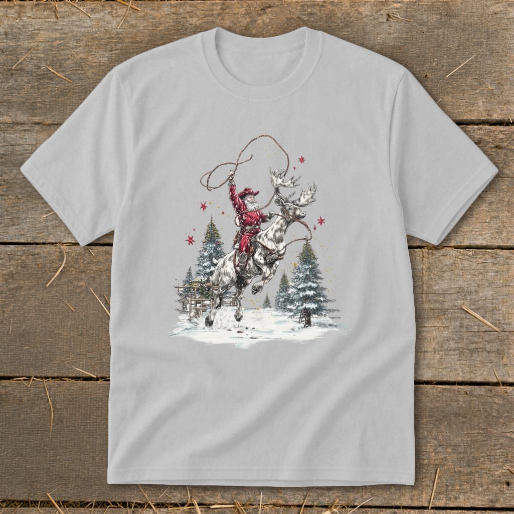 Cowboy Santa Youth Tee