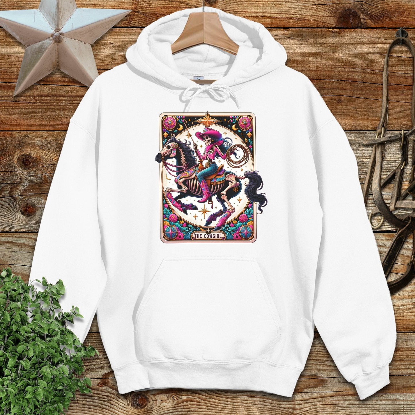 Cowgirl Tarot Card Hoodie