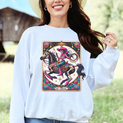 Cowgirl Tarot Card Hoodie