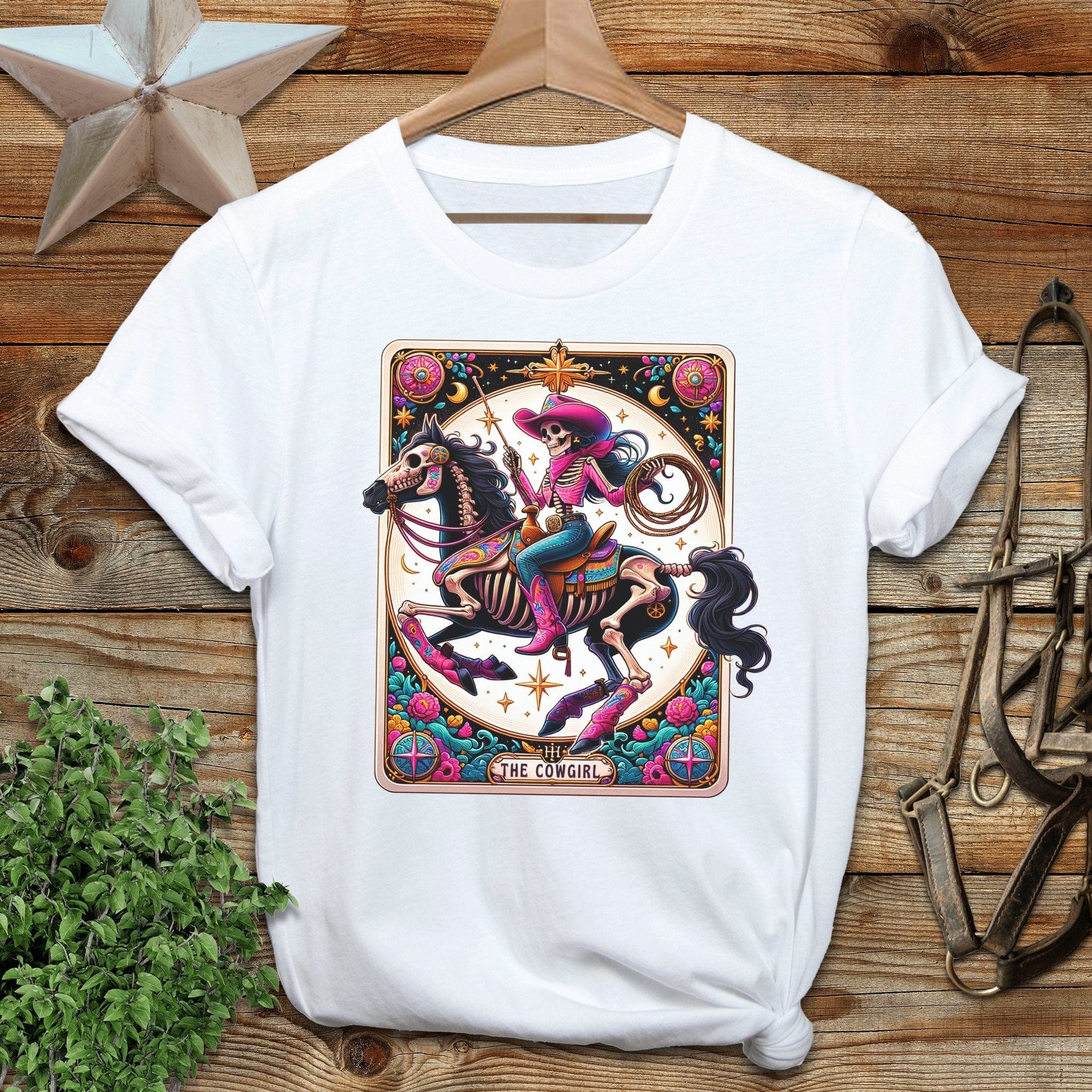 Cowgirl Tarot Card Softstyle Tee