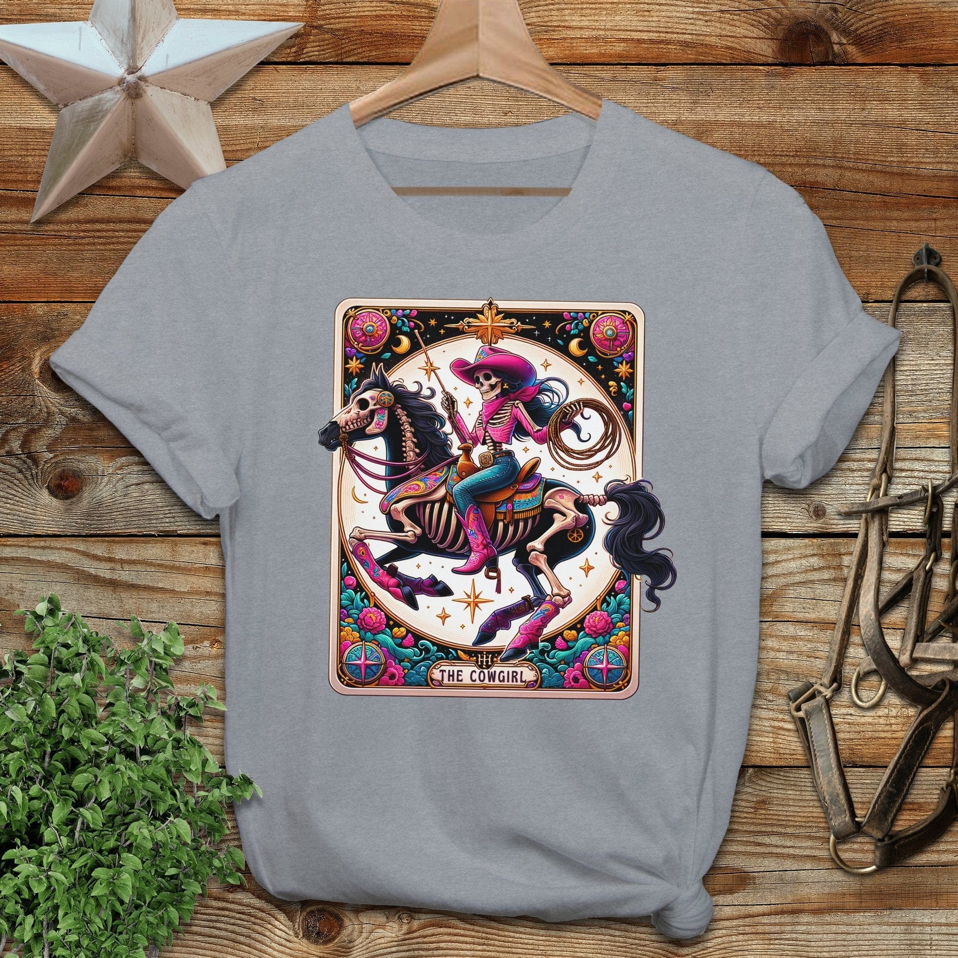 Cowgirl Tarot Card Softstyle Tee